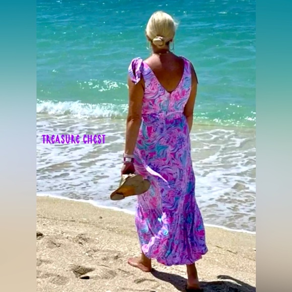 Lilly Pulitzer NWT Maxine Dress Midi Dress 🦄 Don't Be Jelly Size 10,12 - Picture 9 of 9